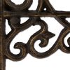 Wall Mounted Ornate  Cast Iron Bird Feeder