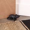 Vintage Cast Iron Rat Doorstop - Rustic Home Decor Accent