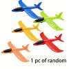 1pc, Random Models Foam Hand-thrown, Aircraft Flying Toys, Flying Machine Model Glider, Summer Beach Park Outdoor Family Toys Games, Summer Decor, Sum