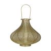 DecMode Gold Outdoor Hanging Lantern