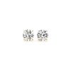 1 1/2 cttw Certified IGI Lab Grown Round Diamond Stud Earrings 14k Yellow Gold (G/VS2)