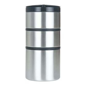 Stacking Food Jar, Stainless Steel, 41 oz