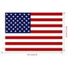 4 Pcs 3 x 5 Ft American US Flags Vivid Color and UV Fade Resistant Canvas Header Double Stitched