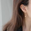 Light luxury cold wind simple love long tassel earrings personalized fashion niche earrings earrings earwires female do not lose color eve