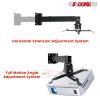 Projector Stabd HD Ceiling Mount Universal Black Extendable Bracket TILT Wall Mount Hanger Supports up to 40 lbs Mounting for Most Projectors Video -