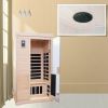 Two-person Far-infrared Hemlock indoor sauna room