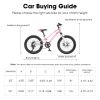 AB03-24 inch Youth Bike Kids Bike for Boys and Girls with Suspension Fork, 7-Speed Drivetrain, Multiple Colors.