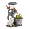 Little Pup and Water Pump Solar Light - Cute Dog Design with Energy-Efficient Solar Power