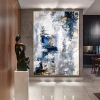 Tornadoes Neutral Color Modern Artwork Large Abstract Oil Painting On Canvas Office Living Room Contemporary Textured White Wall Art No Frame