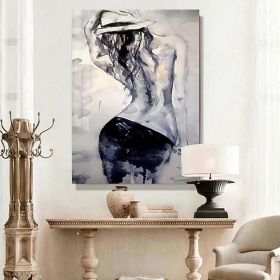 Handmade Hand Painted Oil Painting Wall Modern Abstract Painting Canvas Nude Lady Painting Home Entryway Living Room Bedroom Luxurious Decoration Pain (style: 3, size: 50X70cm)