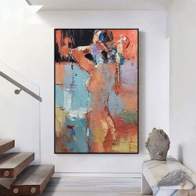 Handmade Hand Painted Oil Painting Wall Modern Abstract Painting Canvas Nude Lady Painting Home Entryway Living Room Bedroom Luxurious Decoration Pain (style: 1, size: 60X90cm)