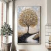 Hand Painted Oil Painting Abstract Tree Landscape Oil Painting On Canvas Original Tree Canva Wall Art Textured Wall Art Custom Acrylic Painting Living