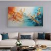 Hand Painted Oil Painting Original Framed Colorful Oil Painting On Canvas Large Wall Art Abstract Flowers Painting Custom Painting Living room Wall Ar