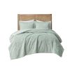 Embroidered Medallion Faux Fur Ultra Plush Comforter Mini Set