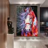 Oil Painting Handmade Hand Painted Wall Art Mintura Modern Abstract Horse Animal Home Living Room hallway bedroom luxurious decorative painting