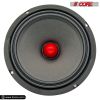 5 CORE 6.5" Mid-Range Bullet Pro Audio Car Speaker, Red Aluminium Bullet, Loudspeaker 1000W Max 4 Ohms - Premium Quality Audio Door Speakers for Car o