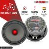 5 CORE 6.5" Mid-Range Bullet Pro Audio Car Speaker, Red Aluminium Bullet, Loudspeaker 1000W Max 4 Ohms - Premium Quality Audio Door Speakers for Car o