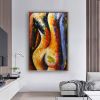 Handpainted large Sexy Naked Back Wall Art Sexy Girl woman Modern Abstract Nude Oil Painting on Canvas Home Entryway Living Room Bedroom Luxurious Dec