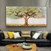 Handmade Tree Landscape Oil Paintings On Canvas Wall Art Decoration Modern Abstract  Painting Home Living Room Bedroom Luxurious Decoration Painting