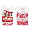 Nordic Knitted Elk Snowflake Wine Bottle Cover Christmas Decoration Fur Ball Wine Bottle Cover Home Supplies