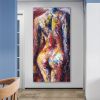 Handmade Oil Painting Canvas Wall Art Decoration Modern Female Nude Human Body Living Room Hallway Bedroom Luxurious Decorative Painting