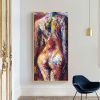 Handmade Oil Painting Canvas Wall Art Decoration Modern Female Nude Human Body Living Room Hallway Bedroom Luxurious Decorative Painting