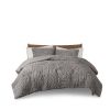 Ruched Fur Down Alternative Comforter Set