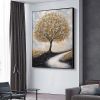 Hand Painted Oil Painting Abstract Tree Landscape Oil Painting On Canvas Original Tree Canva Wall Art Textured Wall Art Custom Acrylic Painting Living