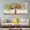 Handmade Tree Landscape Oil Paintings On Canvas Wall Art Decoration Modern Abstract  Painting Home Living Room Bedroom Luxurious Decoration Painting