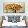 Handmade Tree Landscape Oil Paintings On Canvas Wall Art Decoration Modern Abstract  Painting Home Living Room Bedroom Luxurious Decoration Painting