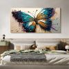 Handmade Oil Painting Original Textured Butterfly Oil Painting On Canvas Large Wall Art Abstract Colorful Animal Painting Custom Boho Wall Decor Home