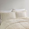 Ombre Shaggy Long Fur Comforter Mini Set