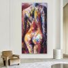 Handmade Oil Painting Canvas Wall Art Decoration Modern Female Nude Human Body Living Room Hallway Bedroom Luxurious Decorative Painting